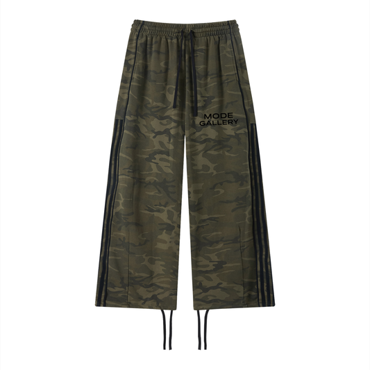 Mode Gallery Camo Wide Leg Sweatpants