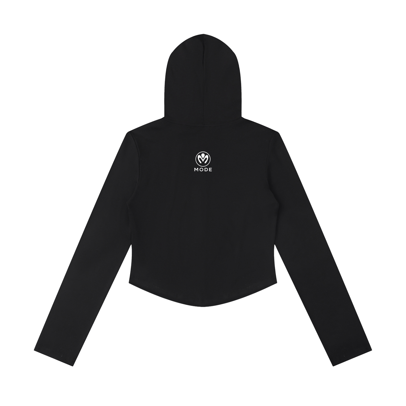 Mode Gallery Women's Slim Cropped Full Zip Hoodie