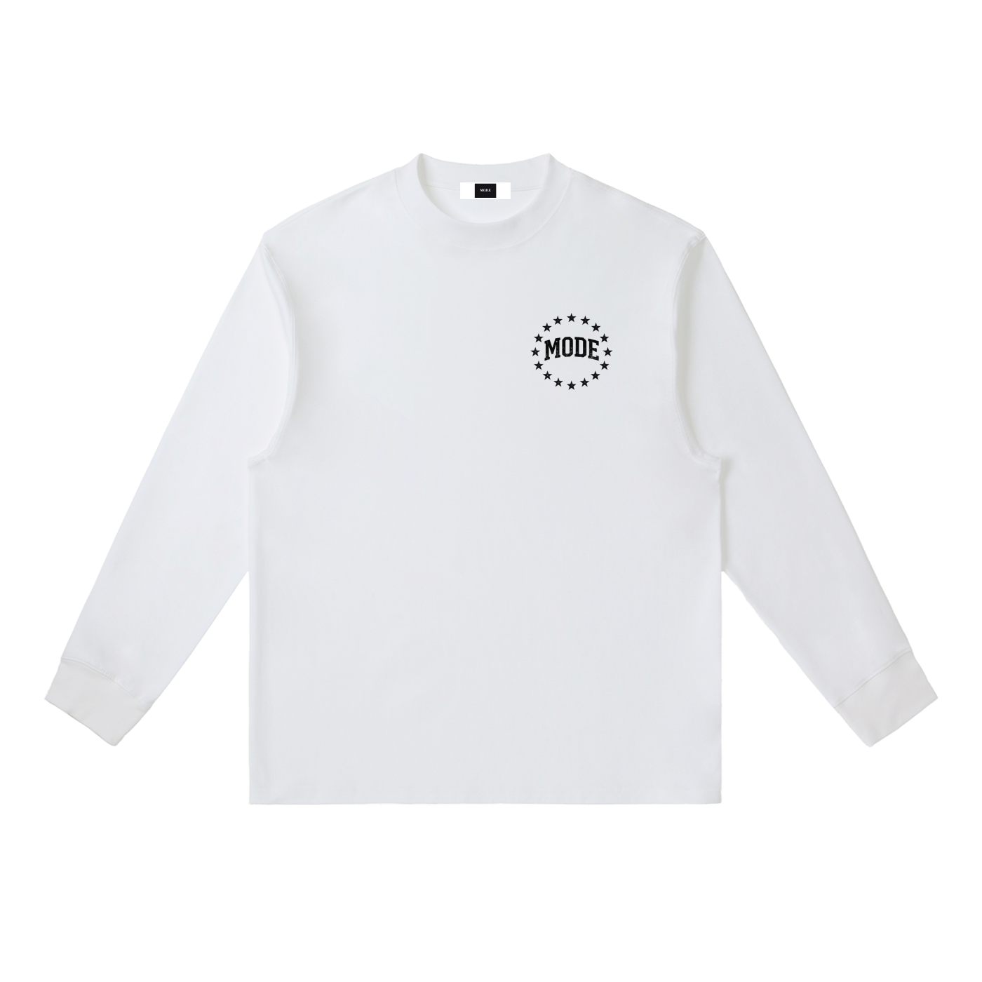 Mode Gallery "All-Star" Essential Crewneck Long-Sleeve T-Shirt