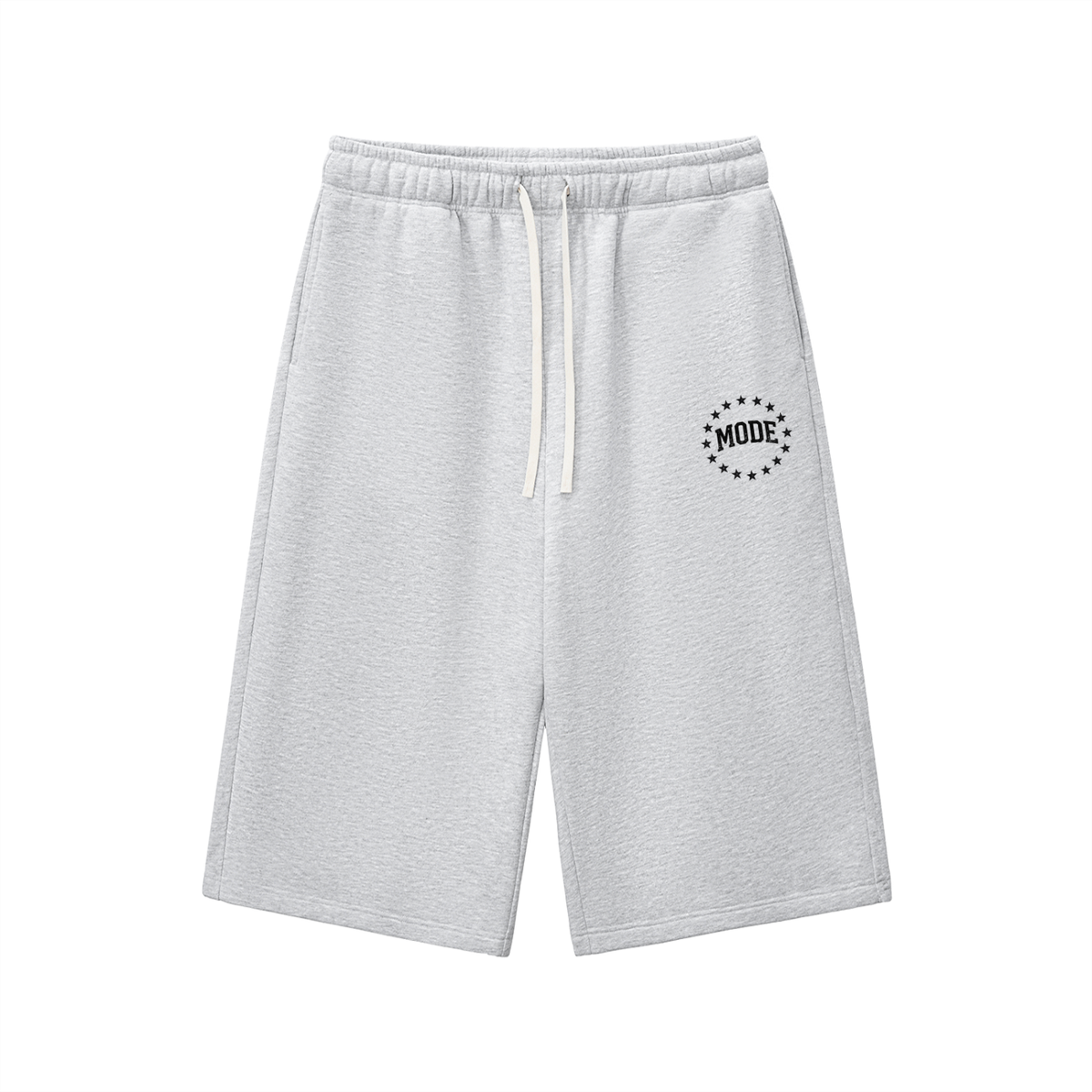 Relaxed Drawstring Three-quarter Sweatpants