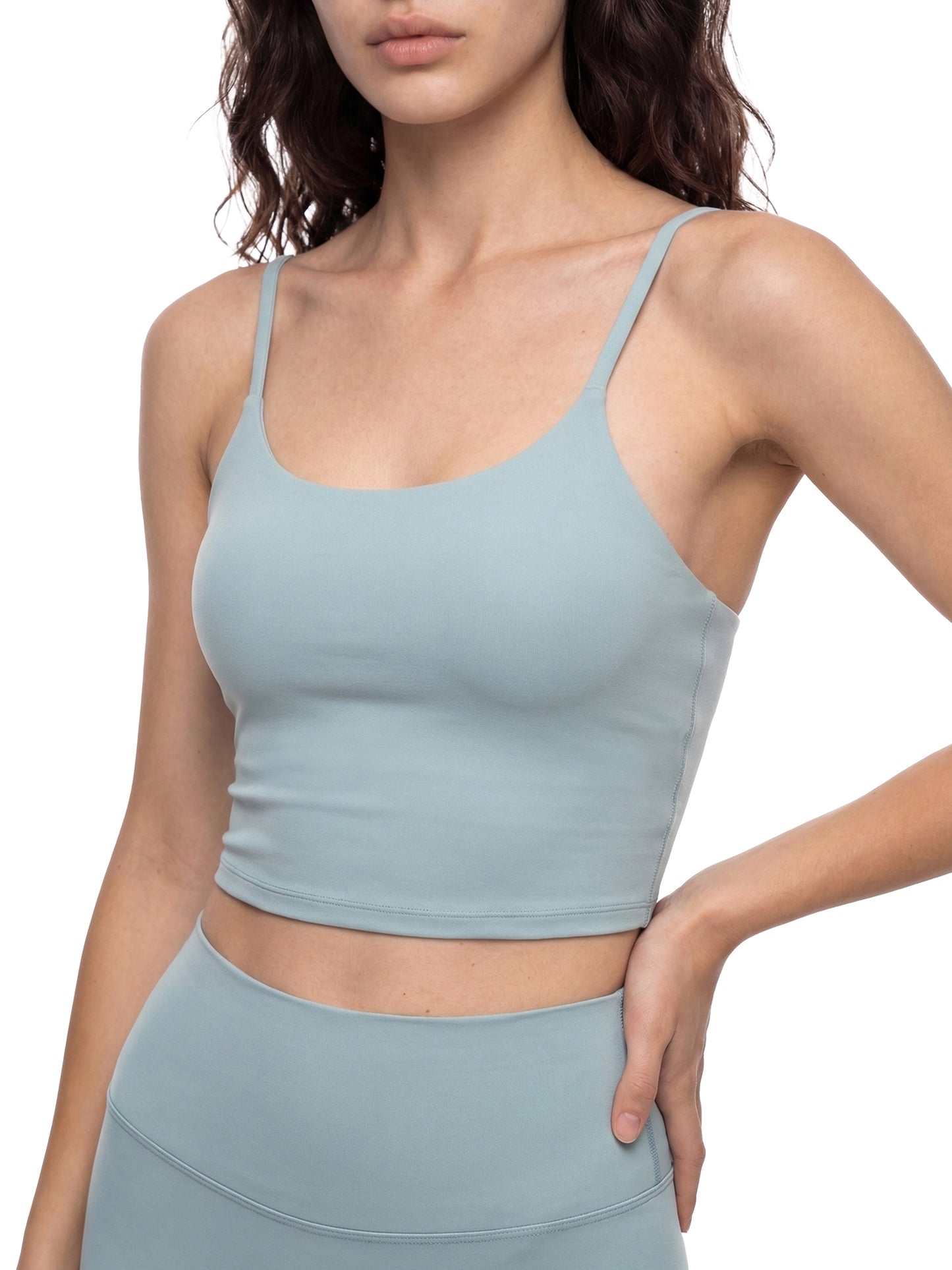 Mode Gallery Spaghetti Strap Yoga Sports Bra